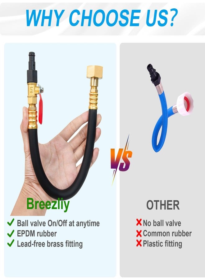 Breezliy Flush Hose Fitting Kit for Yamaha,PWC WaveRunner/Sport Jet Boat Flush Fitting Kit Black Compatiable For Yamaha,LX VX VXR FXHO VX110 VX Deluxe FX Cruiser Jet Ski (Jet Boat Flush Fitting Kit-Black) - Image 4